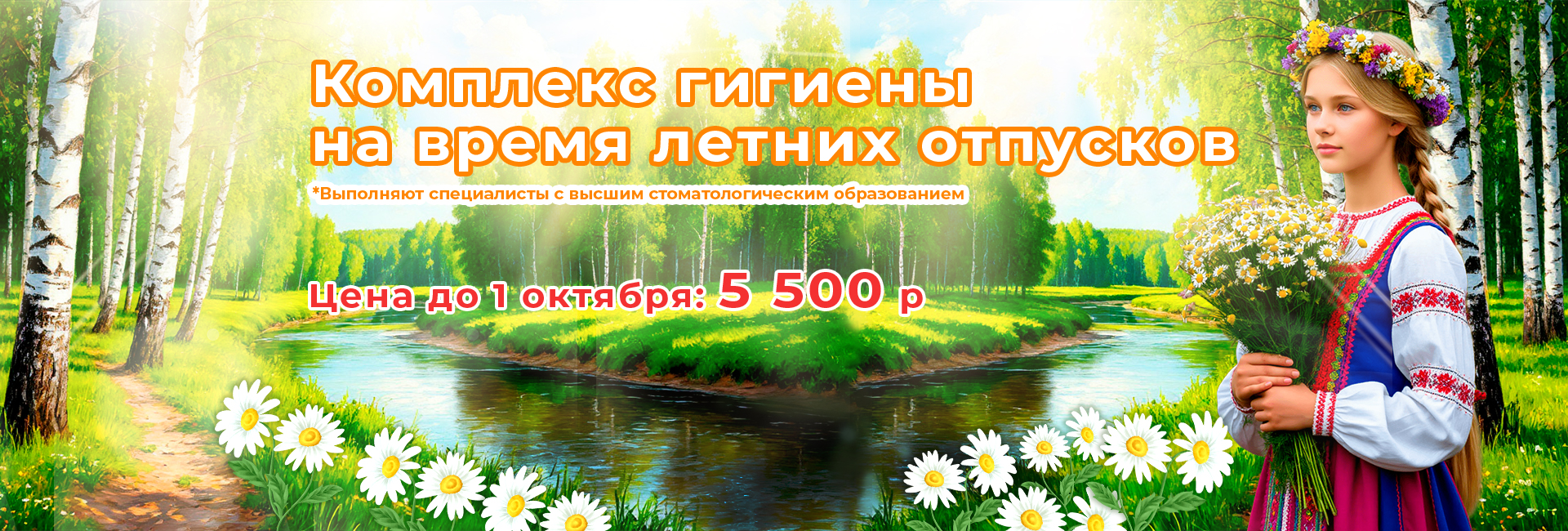 Полный комплекс гигиены 5500 рублей
